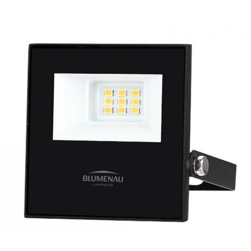 Imagem Produto REFLETOR LED 10W 6500K 780L IP66 CORPO PRETO - BLUMENAU