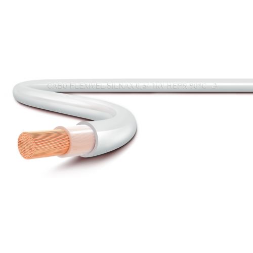 Imagem Produto CABO FLEXIVEL COBRE HEPR 90G 1KV 1X6MM BRANCO - SIL