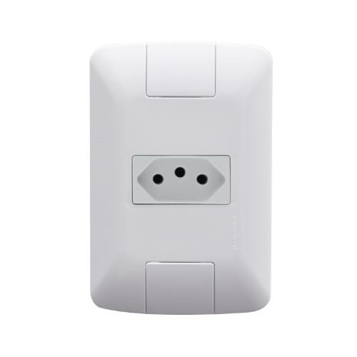 Imagem Produto TOMADA EMBUTIR 2P+T 20A BRANCA COMPLETA ARIA - TRAMONTINA