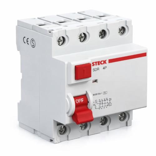 Imagem Produto DISPOSITIVO RESIDUAL (DR) 4 POLOS 125A 300MA - STECK