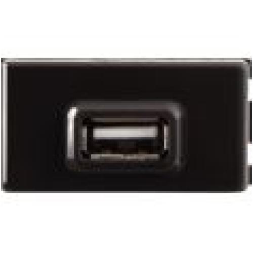 Imagem Produto MODULO TOMADA USB 1 A BIVOLT GRAFITE LIZ - TRAMONTINA