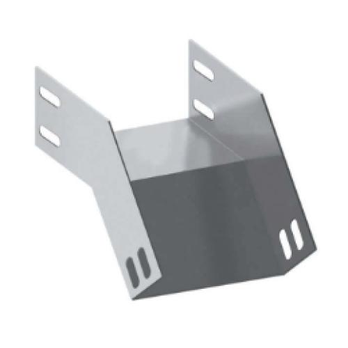 Imagem Produto CURVA P/ELETROCALHA PRE ZINCADO LISA VERTICAL EXTERNA 45G 100X100MM - JEA