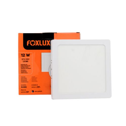 Imagem Produto PAINEL LED SOBREPOR QUADRADO 30W 6500K BIVOLT 40X40CM - FOXLUX