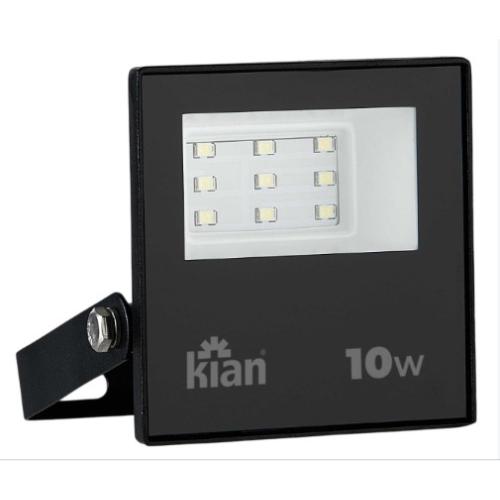 Imagem Produto REFLETOR LED 10W 6500K 600L IP65 CORPO PRETO - KIAN