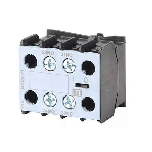 Imagem do produto BLOCO CONTATO AUXILIAR P/CONTATOR CWC07-16 1NA1NF FRONTAL BFC0-11 - WEG