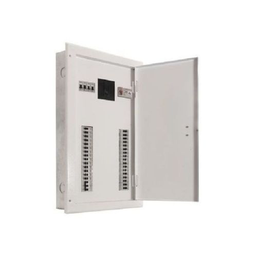Imagem Produto CD METALICO SOBREPOR 16 DISJUNTORES DIN BRANCO COM BARRAMENTO 150A - OPCAO PAINEIS 