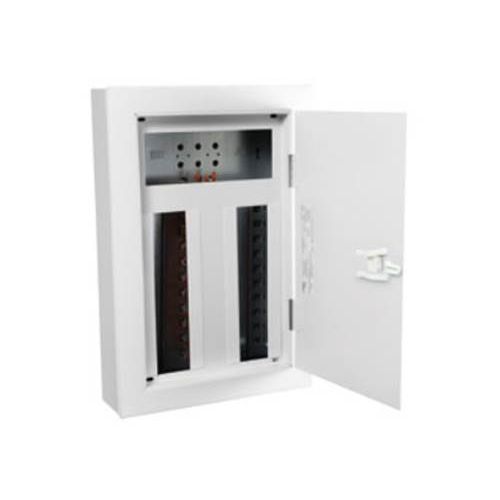 Imagem Produto CD METALICO SOBREPOR 34 DISJUNTORES DIN BRANCO COM BARRAMENTO 150A - OPCAO PAINEIS 