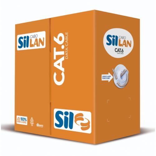 Imagem do produto CABO REDE 23AWGX4P CAT6 AZUL CMX(CERTIFICADO) - SIL