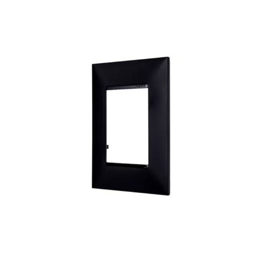 Imagem Produto PLACA 4X2 COM 3 ESPACOS JUNTOS PIAL PLUS+ PRETA SEM SUPORTE - PIAL