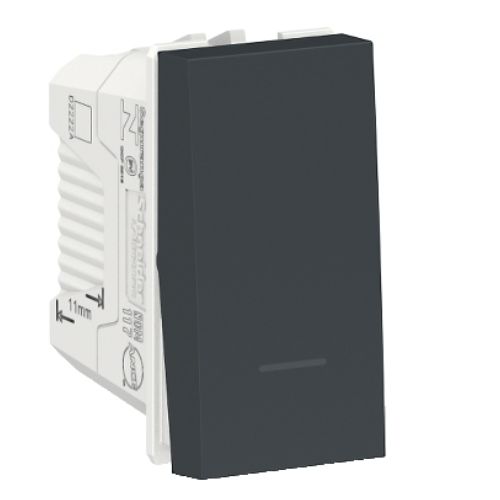 Imagem Produto MODULO INTERRUPTOR SIMPLES 10A/250V ORION GRAFITE - SCHNEIDER