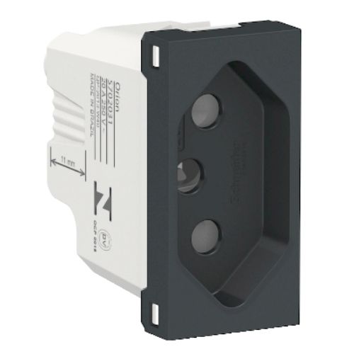 Imagem Produto MODULO TOMADA 20A/250V GRAFITE ORION - SCHNEIDER