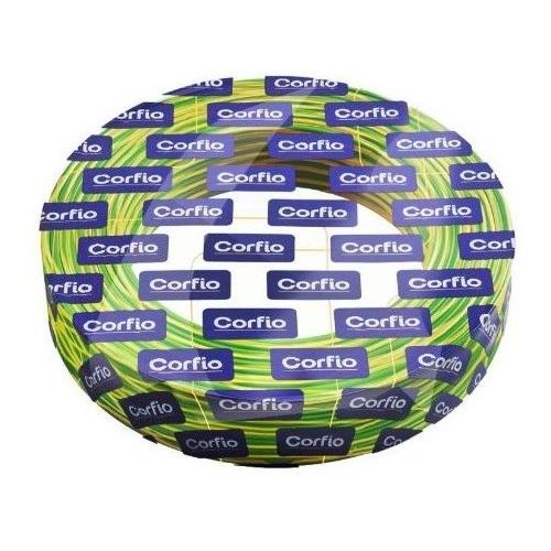 Imagem Produto CABO FLEXIVEL COBRE PVC 70G 750V 1X6MM VERDE/AMARELO - CORFIO