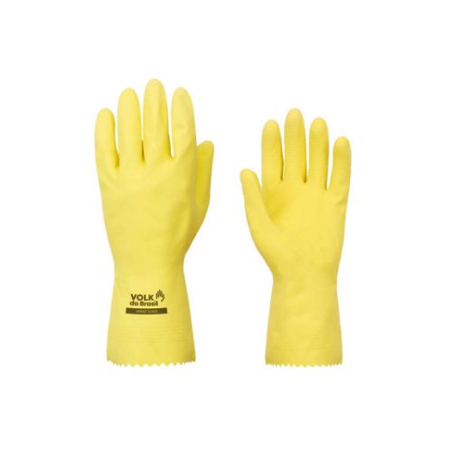 Imagem Produto LUVA LATEX VERNIZ SILVER AMARELA - TAMANHO 07 (P) - VOLK