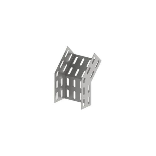 Imagem Produto CURVA P/ELETROCALHA PRE ZINCADO PERFURADA VERTICAL EXTERNA 45G 100X100MM - JEA