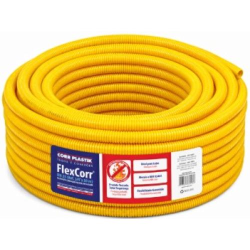 Imagem Produto CONDUITE PVC CORRUGADO MEDIO 1/2 AMARELO - CORR PLASTIK