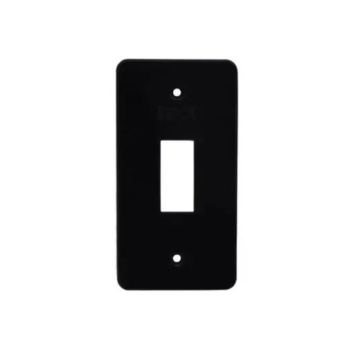 Imagem Produto TAMPA P/CONDULETE PVC 1 ESPACO RETANGULAR PRETA P/CAIXA GRANDE - VICAP
