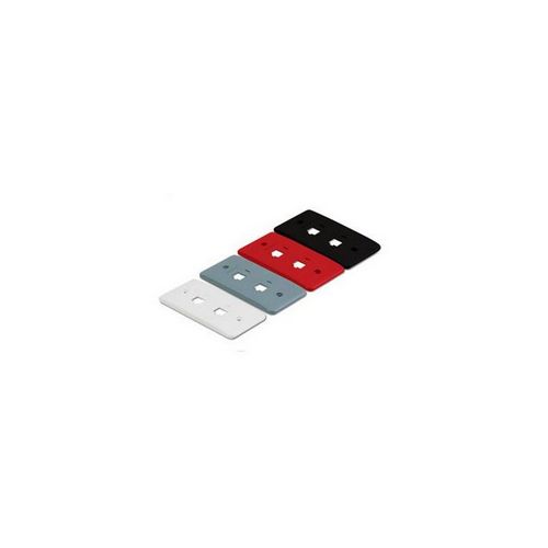 Imagem Produto TAMPA P/CONDULETE PVC 2 ESPACOS RJ45 PRETA P/CAIXA GRANDE - VICAP