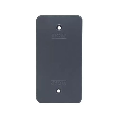Imagem Produto TAMPA P/CONDULETE PVC CEGA PRETA P/CAIXA GRANDE - VICAP