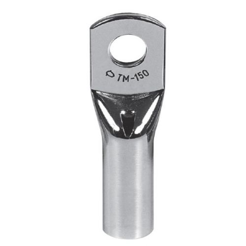 Imagem Produto TERMINAL DUPLA COMPRESSAO COBRE ESTANHADO SEM ISOLACAO P/CABO 70 FURO 12MM