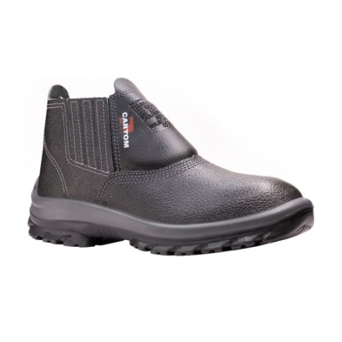 Imagem Produto BOTINA BIDENSIDADE ELASTICO ELETRICISTA PRETA NR39 SEM BIQUEIRA - CARTOM