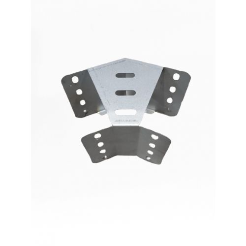 Imagem do produto CURVA P/ELETROCALHA PRE ZINCADO PERFURADA HORIZONTAL 45G 300X100MM - JEA