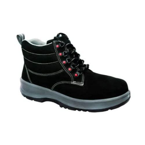 Imagem Produto BOTINA BIDENSIDADE NOBUCK PRETA NR45 SEM BIQUEIRA COM CADARÇO - CONFORTO