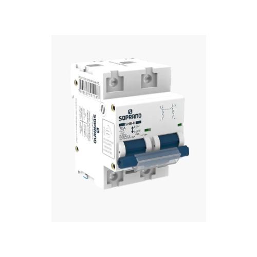 Imagem Produto DISJUNTOR DIN 2 POLOS C80 10KA/400V ICN - SOPRANO