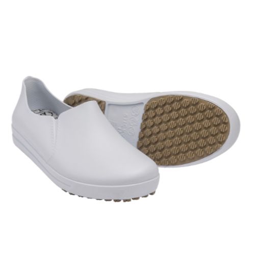 Imagem Produto TENIS OCUPACIONAL ANTI-DERRAPANTE BORRACHA BRANCO NR34 FEMININO - STICKY SHOES