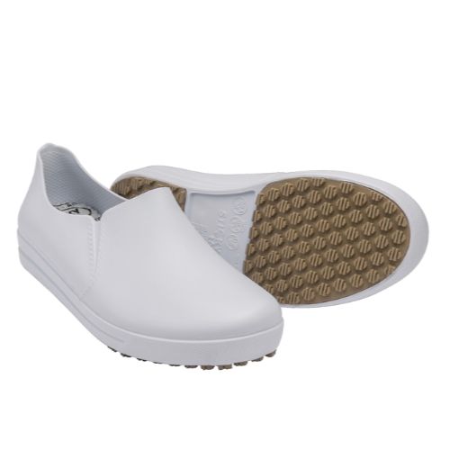 Imagem do produto TENIS OCUPACIONAL ANTI-DERRAPANTE BORRACHA BRANCO NR35 FEMININO - STICKY SHOES