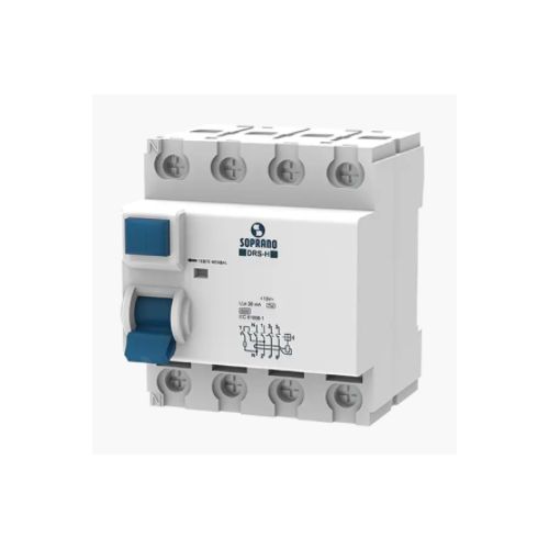 Imagem Produto DISPOSITIVO RESIDUAL (DR) 4 POLOS 100A 30MA - SOPRANO