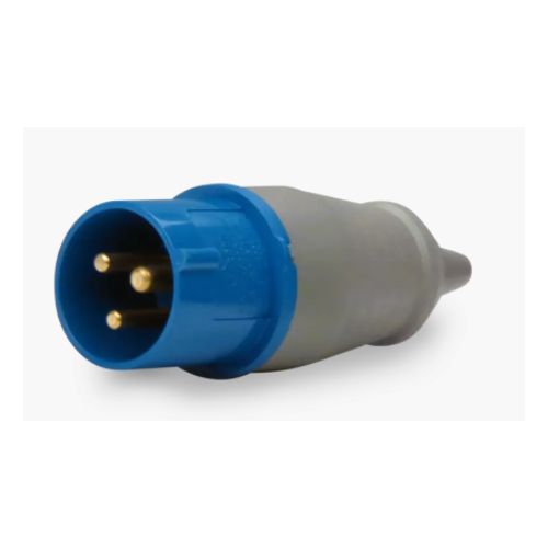 Imagem Produto PLUG BLINDADO MACHO 3 POLOS 16A 220/240V 6H AZUL IP44 - SOPRANO