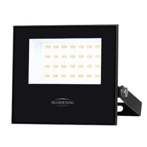 Imagem Produto REFLETOR LED 30W 3000K 2340L IP66 CORPO PRETO - BLUMENAU