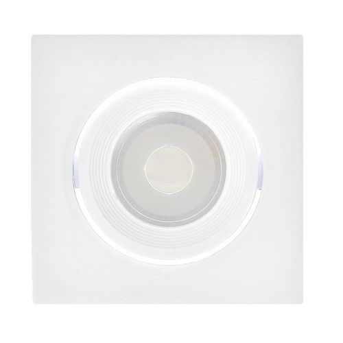 Imagem Produto LUMINARIA SPOT LED EMBUTIR QUADRADA 3W 3000K BRANCA 6,5CM - KIAN