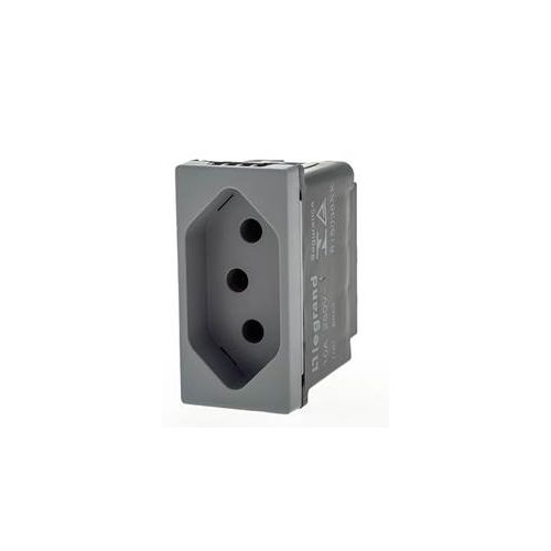 Imagem Produto MODULO TOMADA 20A/250V CINZA PIAL PLUS+ - PIAL