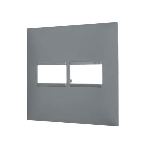 Imagem Produto PLACA 4X4 COM 1+1 ESPACOS CINZA PIAL PLUS+ SEM SUPORTE - PIAL