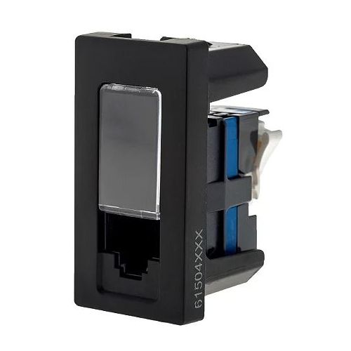 Imagem Produto MODULO TOMADA RJ45 CAT6 PRETO PIAL PLUS+ - PIAL