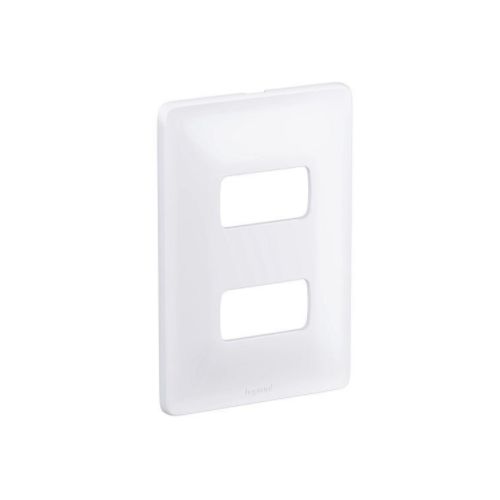 Imagem Produto PLACA 4X2 COM 2 ESPACOS BRANCA ZEFFIA COM SUPORTE - PIAL