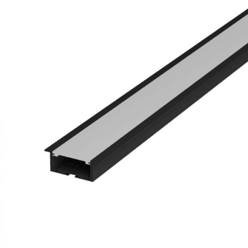 Imagem Produto PERFIL PARA FITA LED SOBREPOR 17X8MM PRETO (2MT) - AVANT