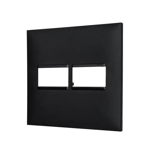 Imagem Produto PLACA 4X4 COM 1+1 ESPACOS PRETA PIAL PLUS+ SEM SUPORTE - PIAL