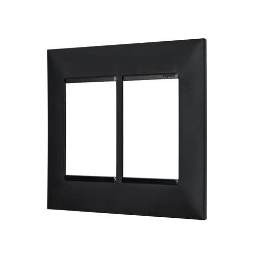 Imagem Produto PLACA 4X4 COM 3+3 ESPACOS PRETA PIAL PLUS+ SEM SUPORTE - PIAL