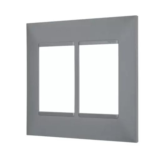 Imagem Produto PLACA 4X4 COM 3+3 ESPACOS CINZA PIAL PLUS+ SEM SUPORTE - PIAL