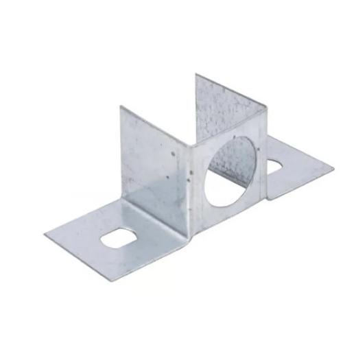 Imagem Produto SAIDA LATERAL PRE ZINCADO 1 P/PERFILADO 38X38 C/1 ABA BRANCA - POLI