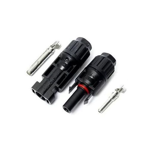 Imagem Produto CONECTOR MACHO/FEMEA MC4 PARA SISTEMA FOTOVOLTAICO (VALOR DE 10 PEÇAS)