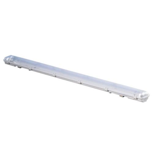 Imagem Produto LUMINARIA SOBREPOR HERMETICA C/DIFUSOR IP65 P/2 LAMPADAS TUBULARES DE 1,20MT - BLUMENAU
