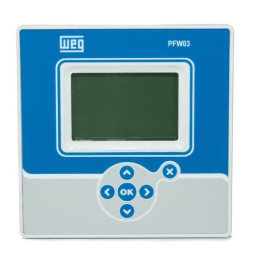 Imagem Produto CONTROLADOR  FATOR POTENCIA MONOFÁSICO 12 SAÍDAS 95/410VCA PFW03-M12 - WEG