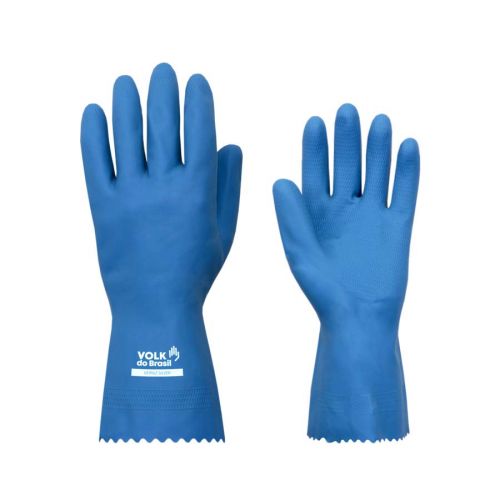 Imagem Produto LUVA LATEX VERNIZ SILVER AZUL NR 09 (G) - VOLK