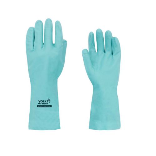 Imagem Produto LUVA BORRACHA NITRILICA FORRO ALGODAO NR 08(M) - VOLK