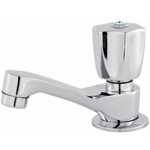 Imagem Produto TORNEIRA LAVATORIO METALICA MESA BICA BAIXA FIXA CROMADO C33 - ALPHA