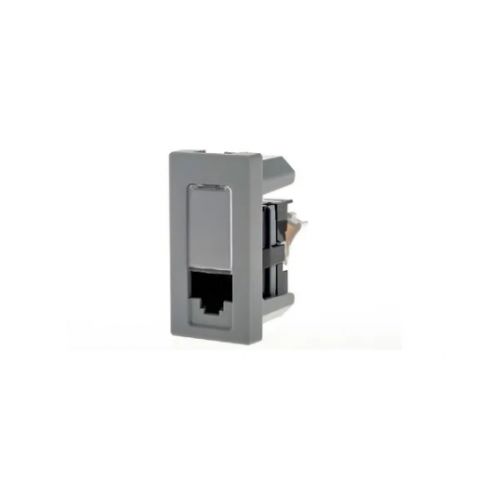 Imagem Produto MODULO TOMADA RJ45 CAT5 CINZA PIAL PLUS+ - PIAL