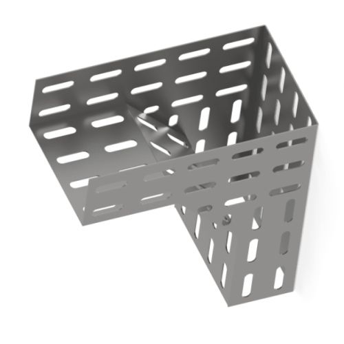Imagem Produto CURVA P/ELETROCALHA PRE ZINCADO PERFURADA INVERTIDA 90G 100X100MM - VG